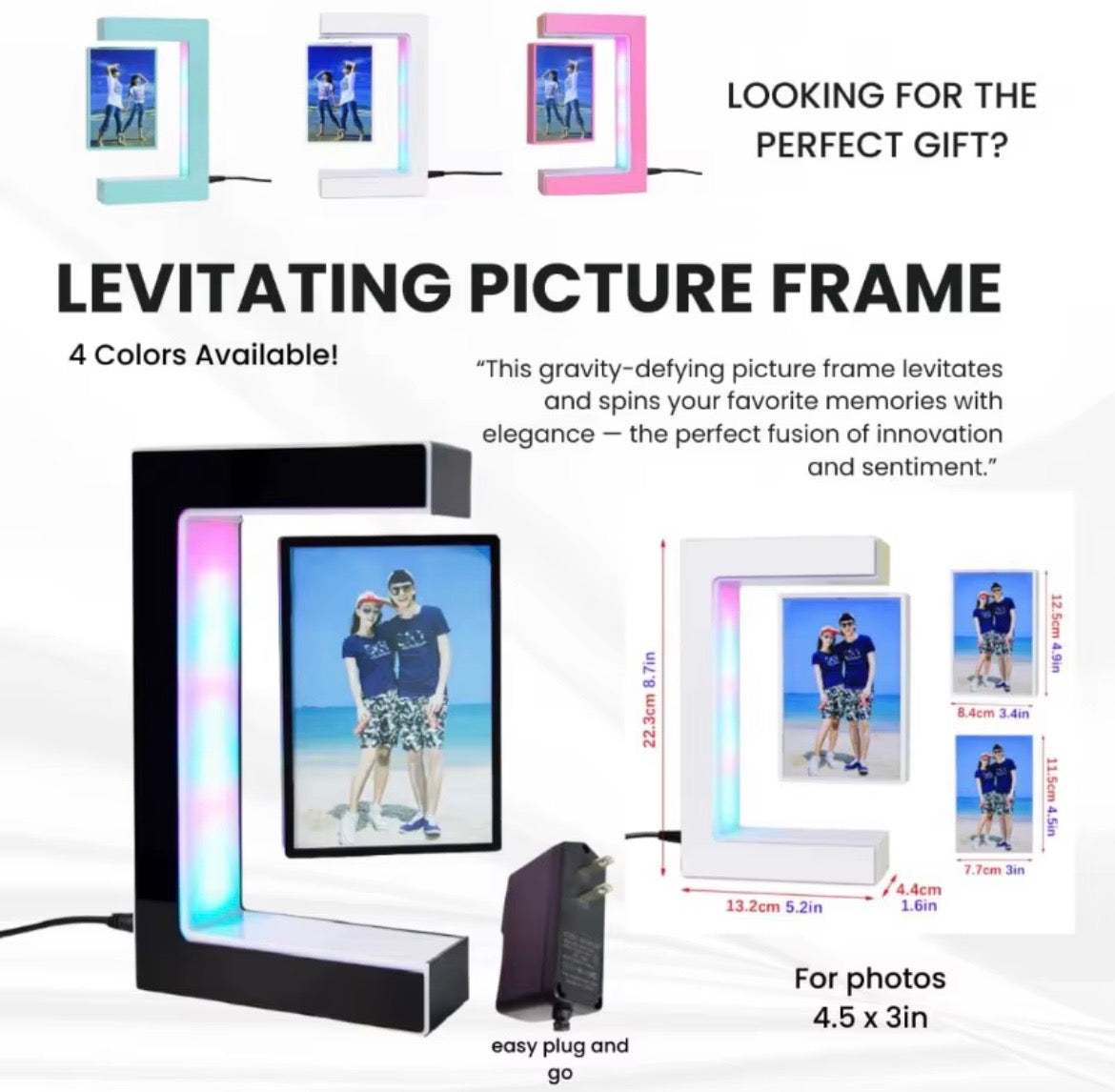 Floating Photo Frame Display