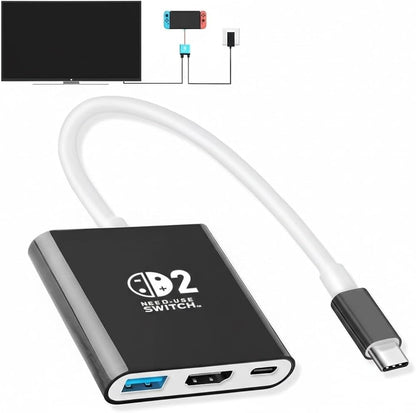FOR SWITCH TYPE-C HUB Multi-function Adapter