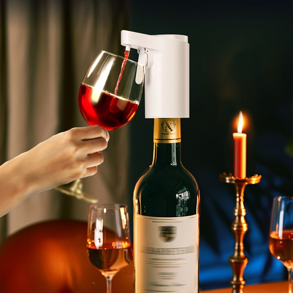 Automatic Wine Dispenser, Smart Aerator with One-Touch Operation & LED Indicator