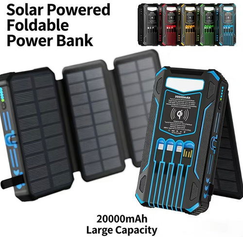 Solar Powered Foldable Power Bank