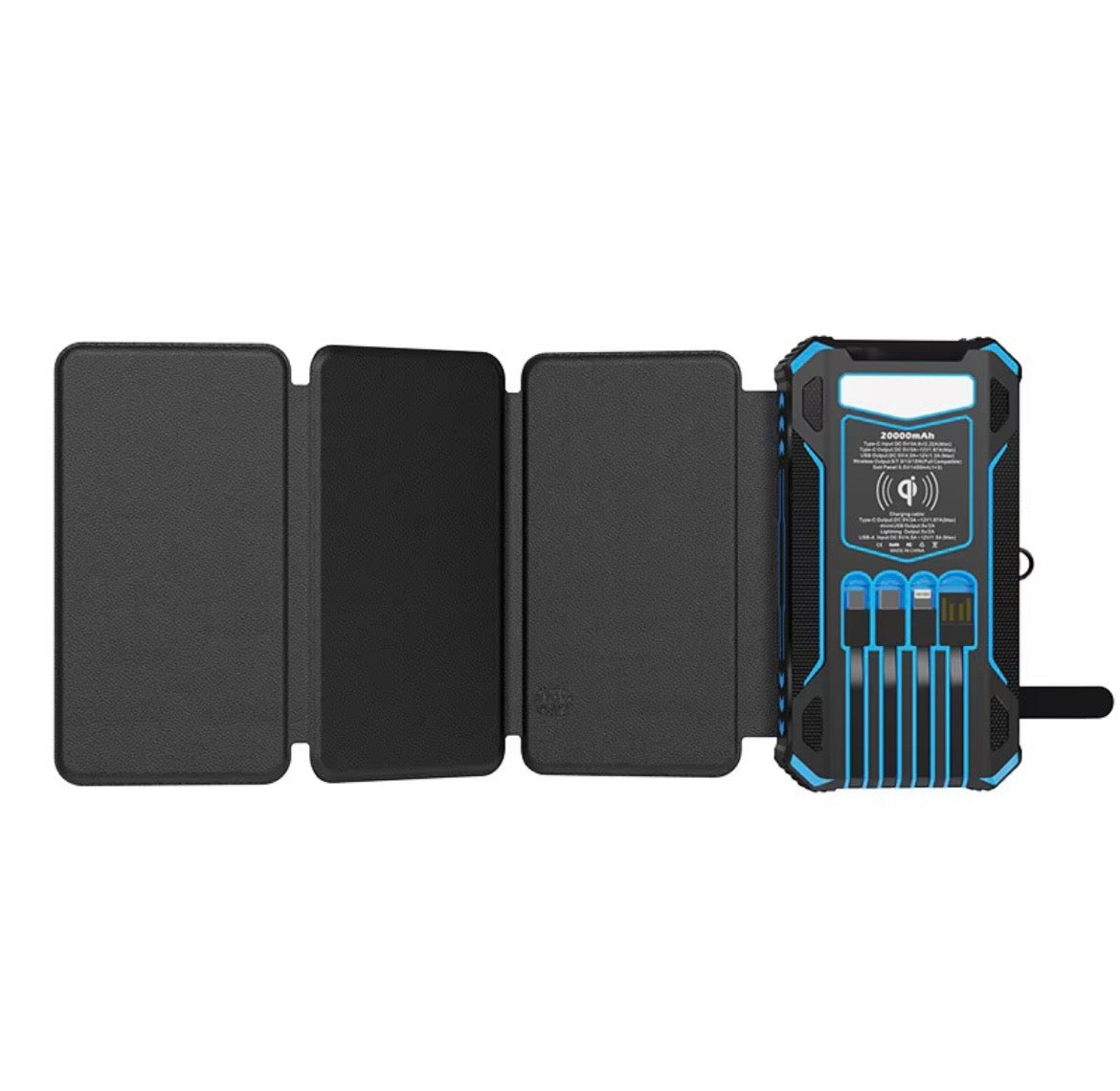 Solar Powered Foldable Power Bank