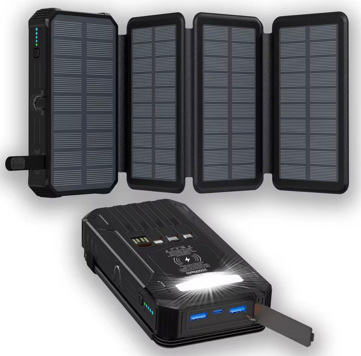 Solar Powered Foldable Power Bank