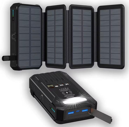 Solar Powered Foldable Power Bank