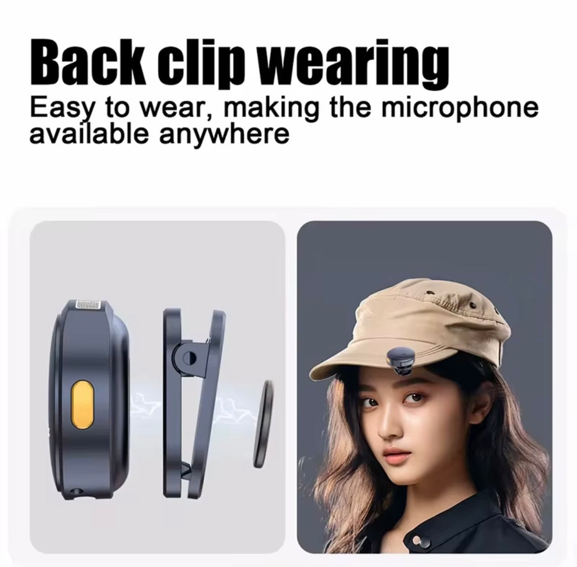 Lapel Lavalier Professional Dual Wireless Microphone Buttonhole Tie Mic Mini