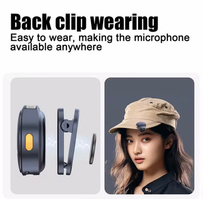 Lapel Lavalier Professional Dual Wireless Microphone Buttonhole Tie Mic Mini