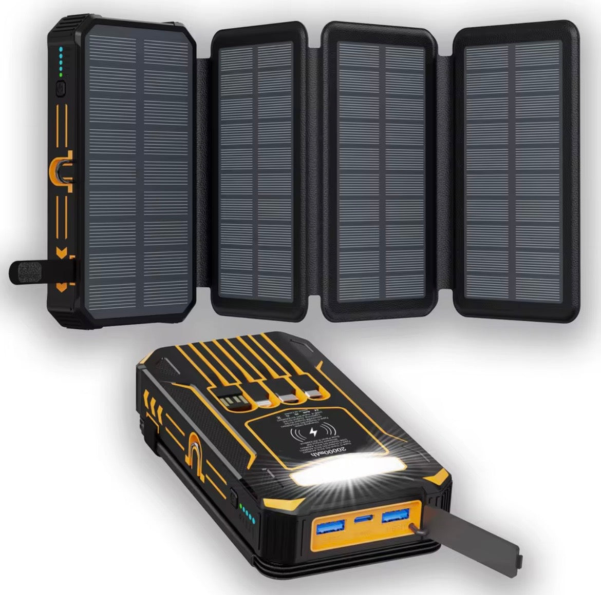Solar Powered Foldable Power Bank