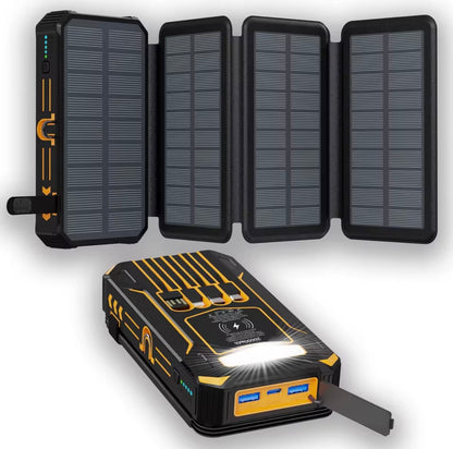 Solar Powered Foldable Power Bank