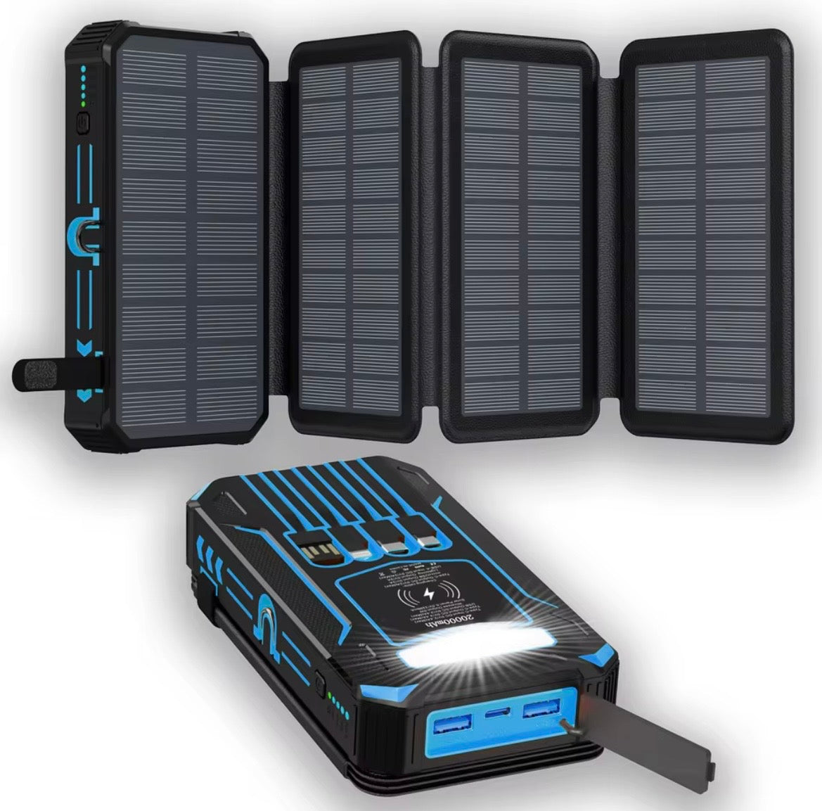 Solar Powered Foldable Power Bank