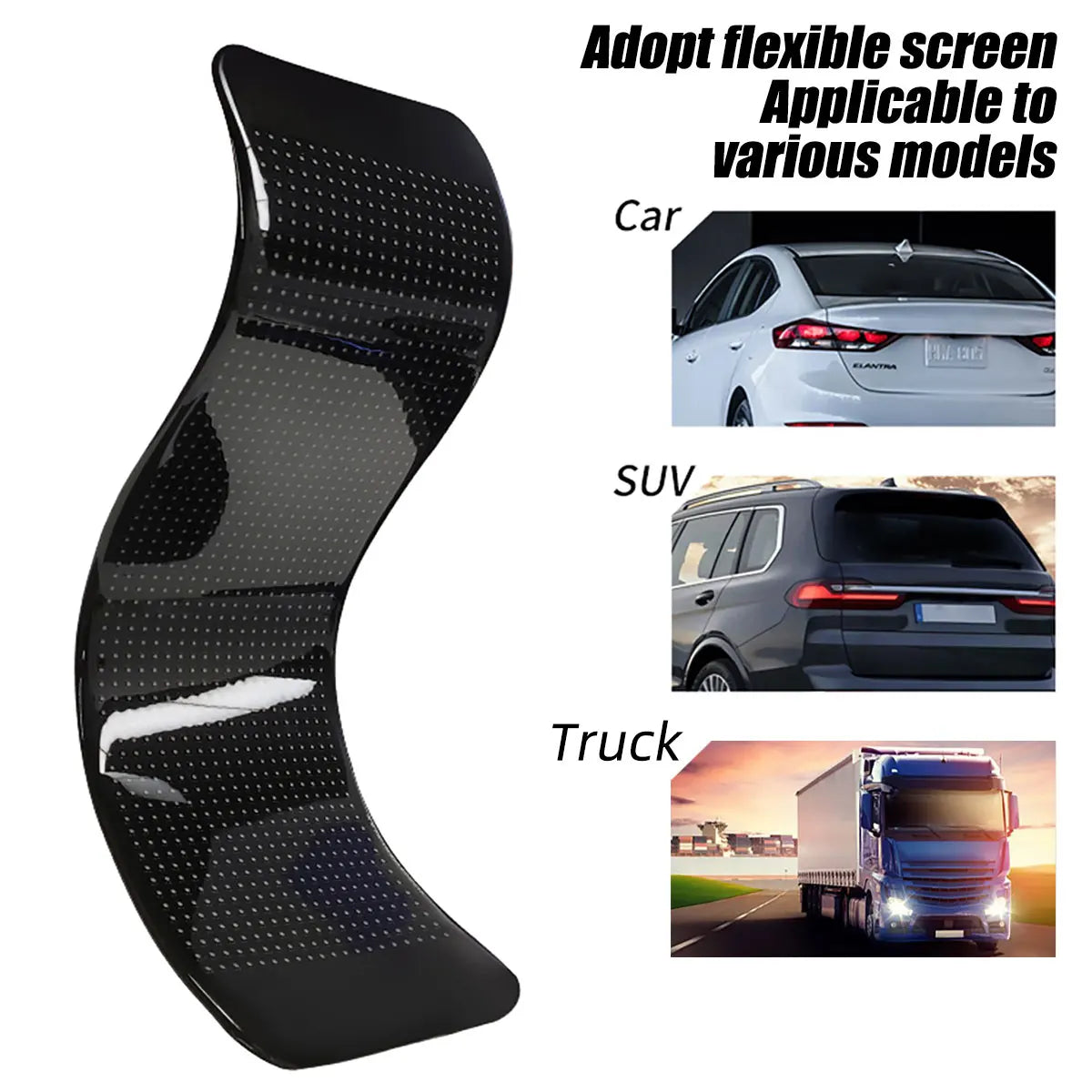 96x20 car LED pixel panel