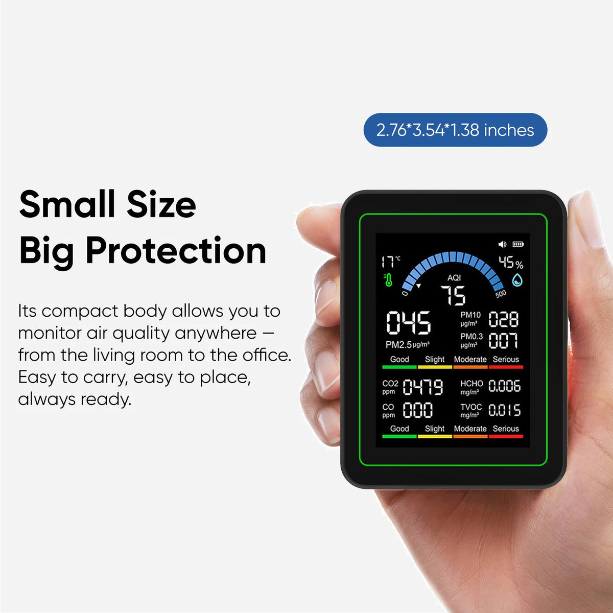 10 in 1 WIFI Indoor air Quality Monitor 