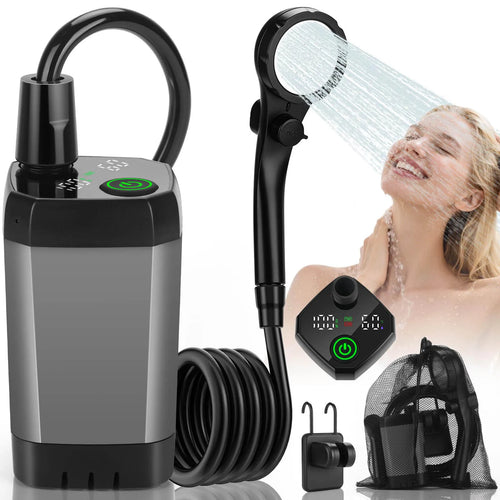 rechargeable camping shower