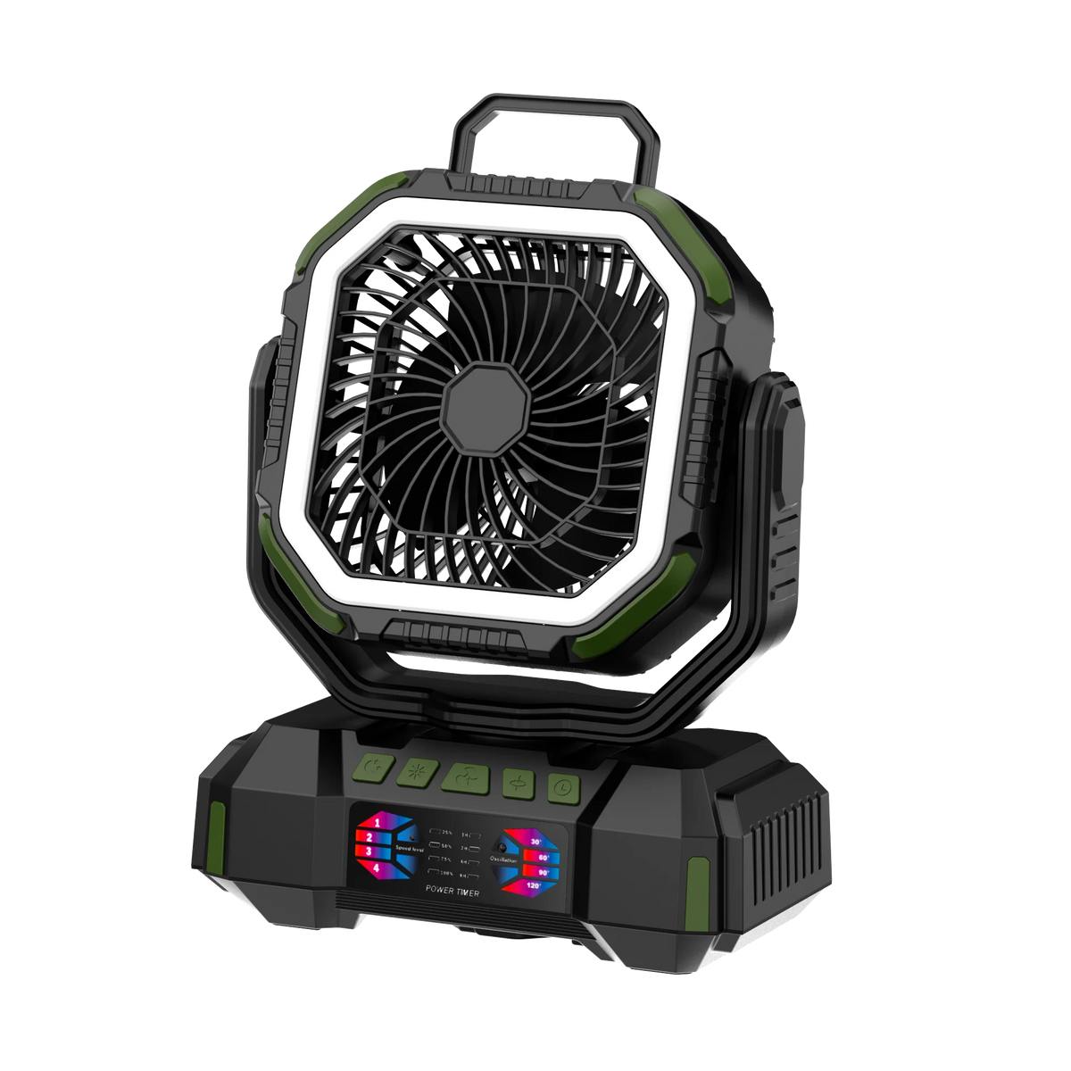 portable camping fan with power bank