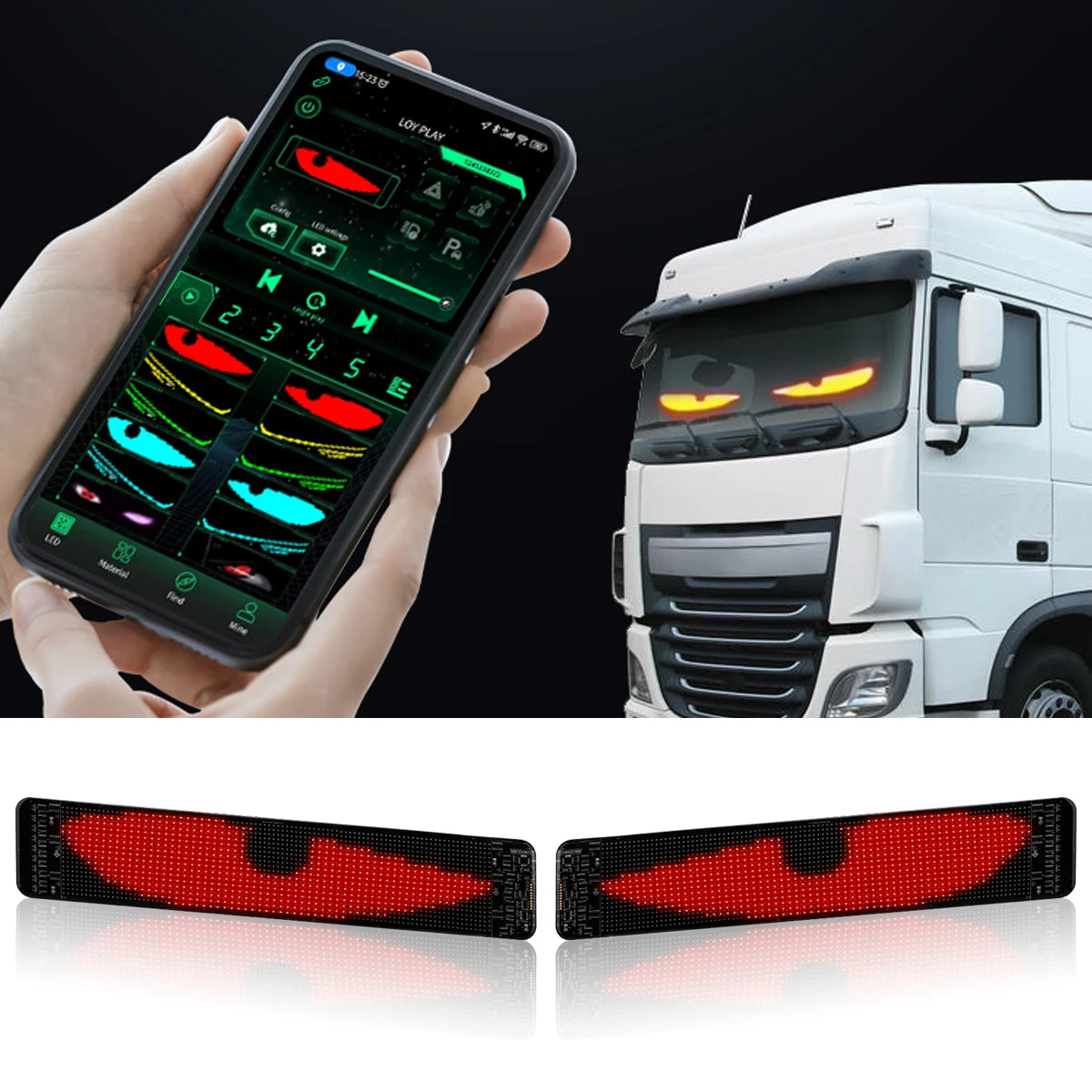 96x20 car LED pixel panel