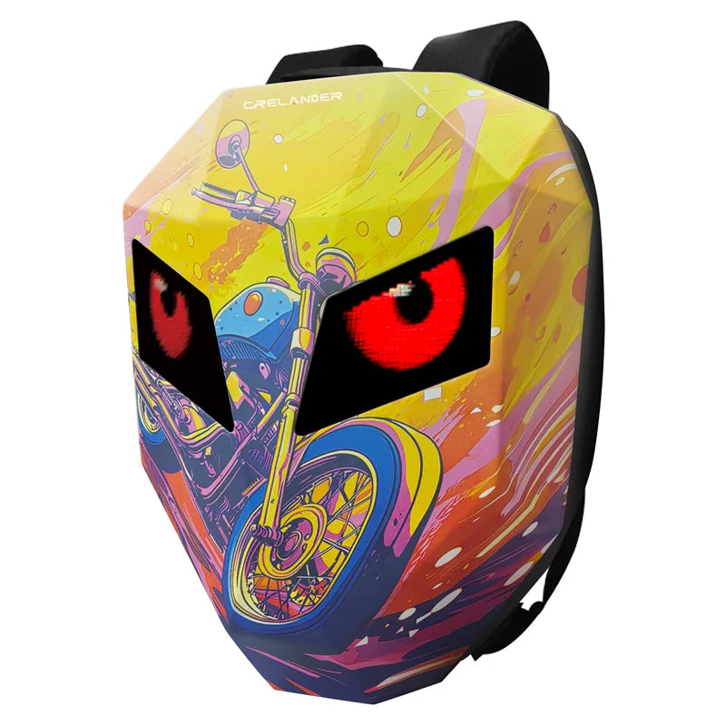 waterproof laptop backpack with LED display