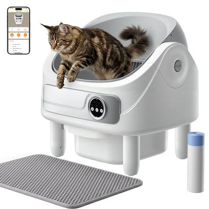 automatic self-cleaning cat litter box