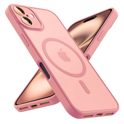 Luxury Magnetic Matte Shockproof Case – iPhone 11–16