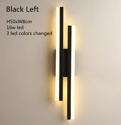 LED Bedroom Wall Lamp Wall Sconces Copper Line Pipe Acrylic Lampshade Indoor Lighting for Living Room Corridor Light Fixture