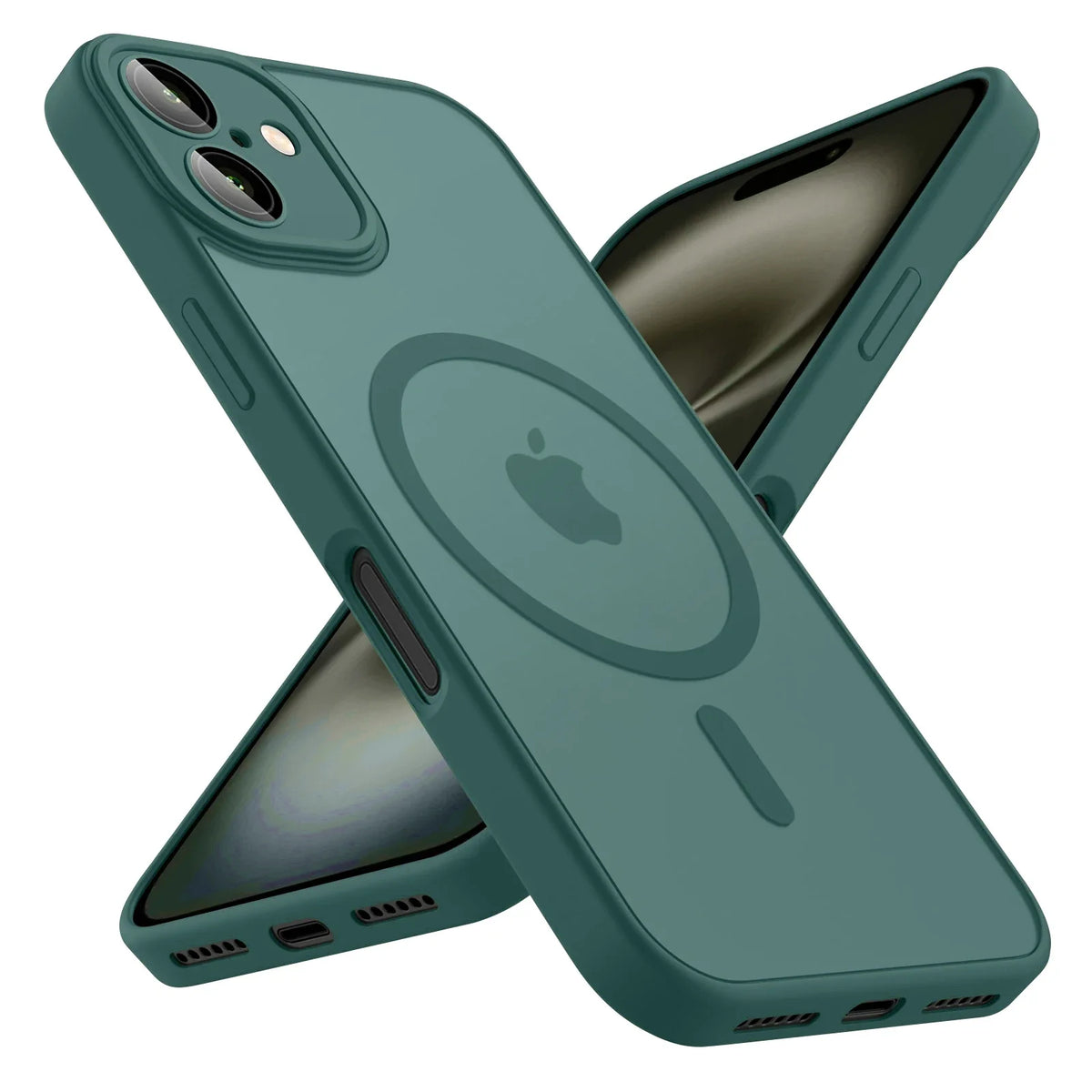 Luxury Magnetic Matte Shockproof Case – iPhone 11–16