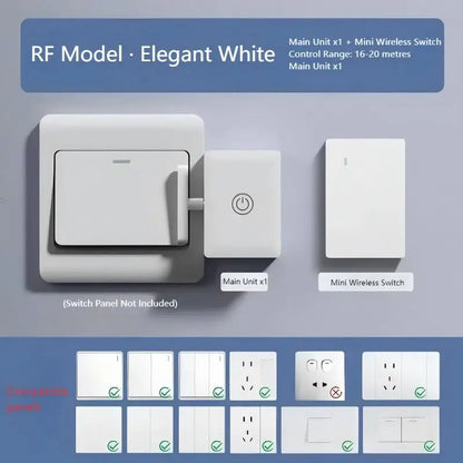 Wireless Control Light Switch Off Tool Automatic Button Pusher Intelligent USB Rechargeable Lazy Remote Control Switch