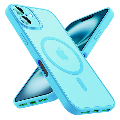 Luxury Magnetic Matte Shockproof Case – iPhone 11–16