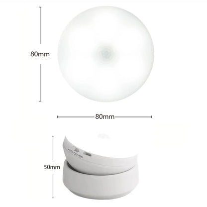 LED Night Light USB - Motion Sensor Bedside Cabinet & Wardrobe Lamp