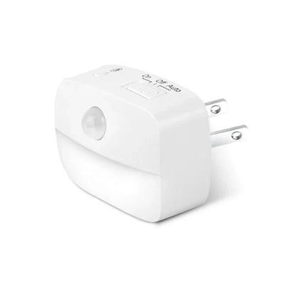Led Night Light With Motion Sensor EU US Socket AC 85-265V Pir Human Induction Lamp 3 Colors Plug In Wall For Bedroom Hallway