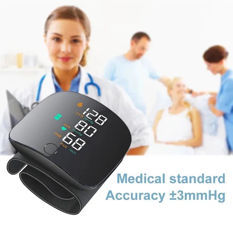 Rechargeable Digital Wrist Blood Pressure Monitor