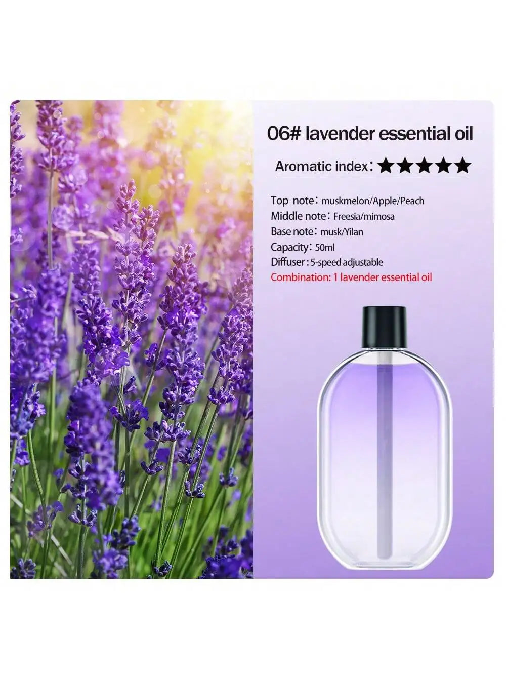 Rechargeable portable aroma diffuser Essential Oil Aromatherapy machine Timed air freshener to remove odors 5 modes timed spray