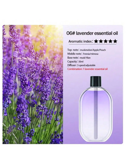 Rechargeable portable aroma diffuser Essential Oil Aromatherapy machine Timed air freshener to remove odors 5 modes timed spray