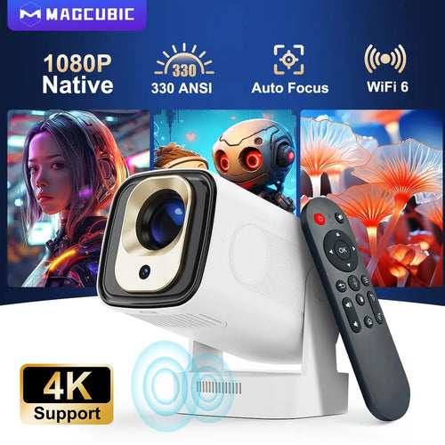 Magcubic HY310 Projector – 4K Auto Focus, Android 11, 330 ANSI, 5W Speaker
