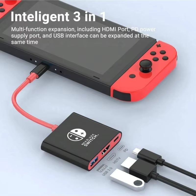 FOR SWITCH TYPE-C HUB Multi-function Adapter