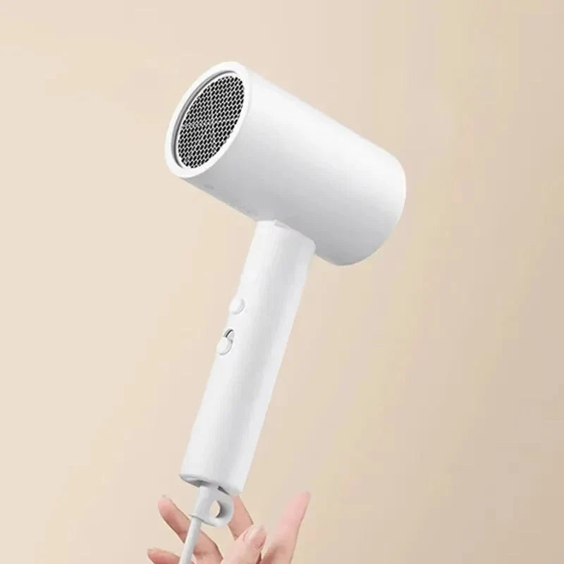 MIJIA 1600W Foldable Ionic Hair Dryer – 20,000 RPM High-Speed Motor, 15m/s Airflow for Quick Drying & Travel