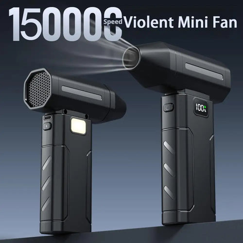 150K RPM Cordless Air Duster – Reusable Mini Vacuum Blower