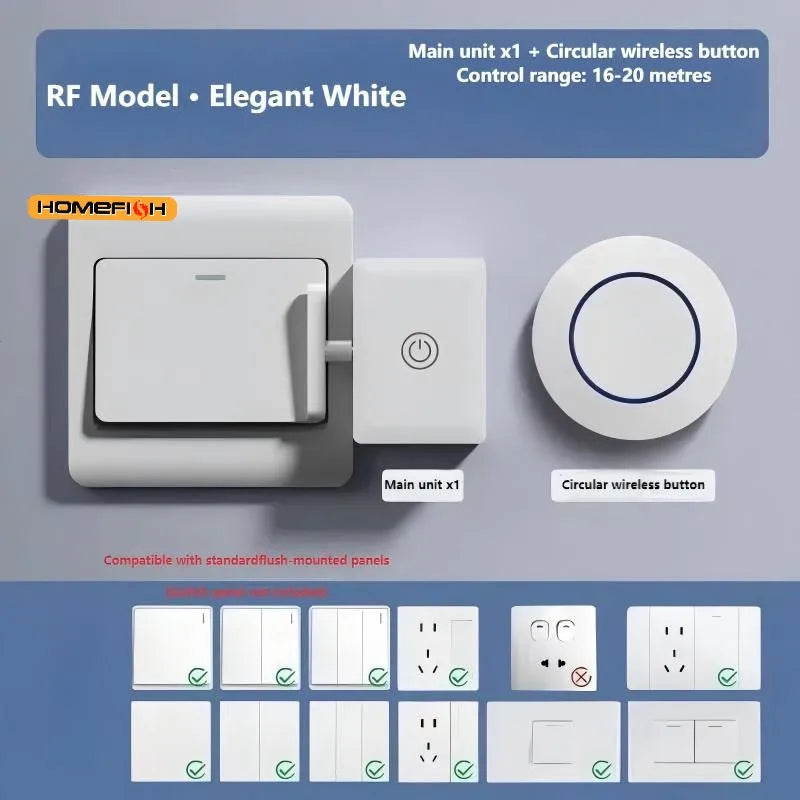 Wireless Control Light Switch Off Tool Automatic Button Pusher Intelligent USB Rechargeable Lazy Remote Control Switch