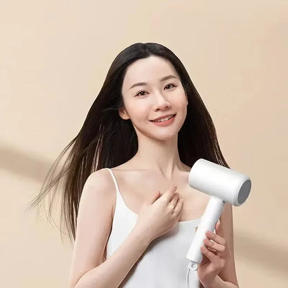 MIJIA 1600W Foldable Ionic Hair Dryer – 20,000 RPM High-Speed Motor, 15m/s Airflow for Quick Drying & Travel