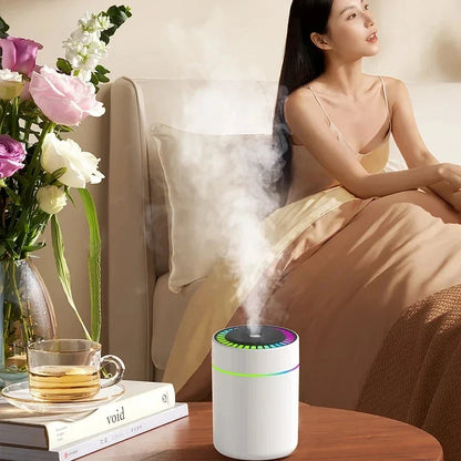 180ML Mini USB Aroma Humidifier & Essential Oil Diffuser with LED Light