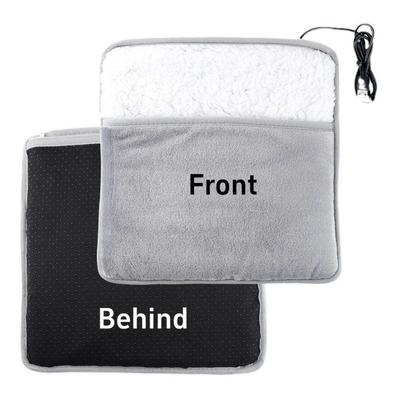 Soft Plush Electric Foot Heating Pad