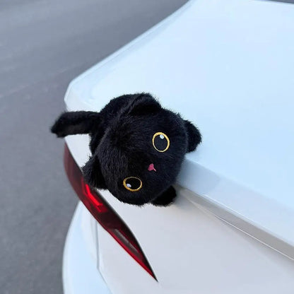 PurrRide™ Plush Cat 🐱🚗 — Cute Magnetic Car Companion