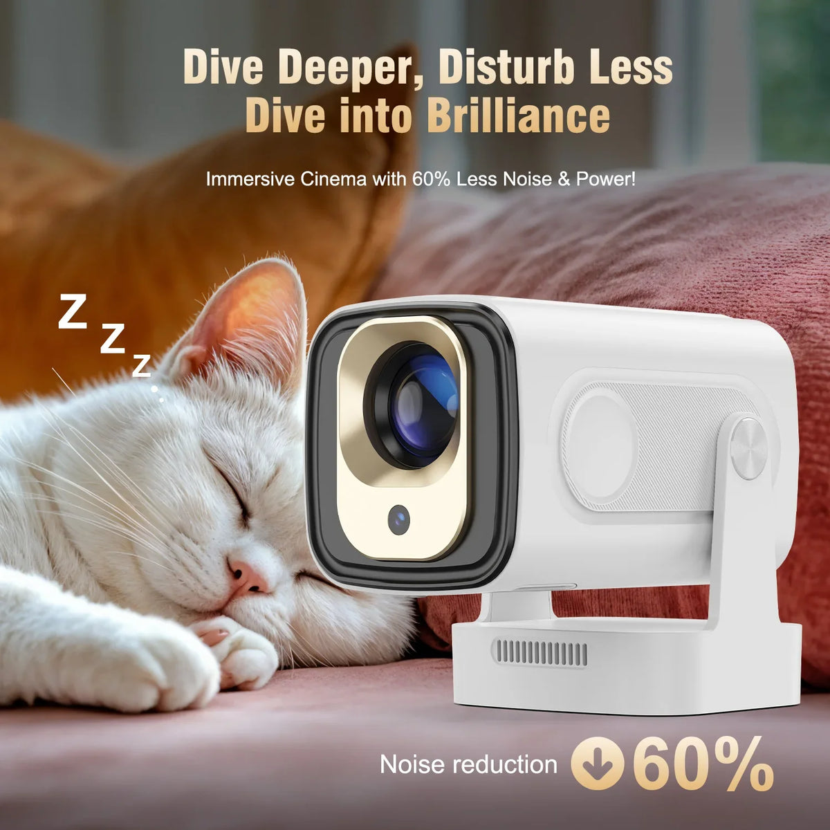 Magcubic HY310 Projector – 4K Auto Focus, Android 11, 330 ANSI, 5W Speaker
