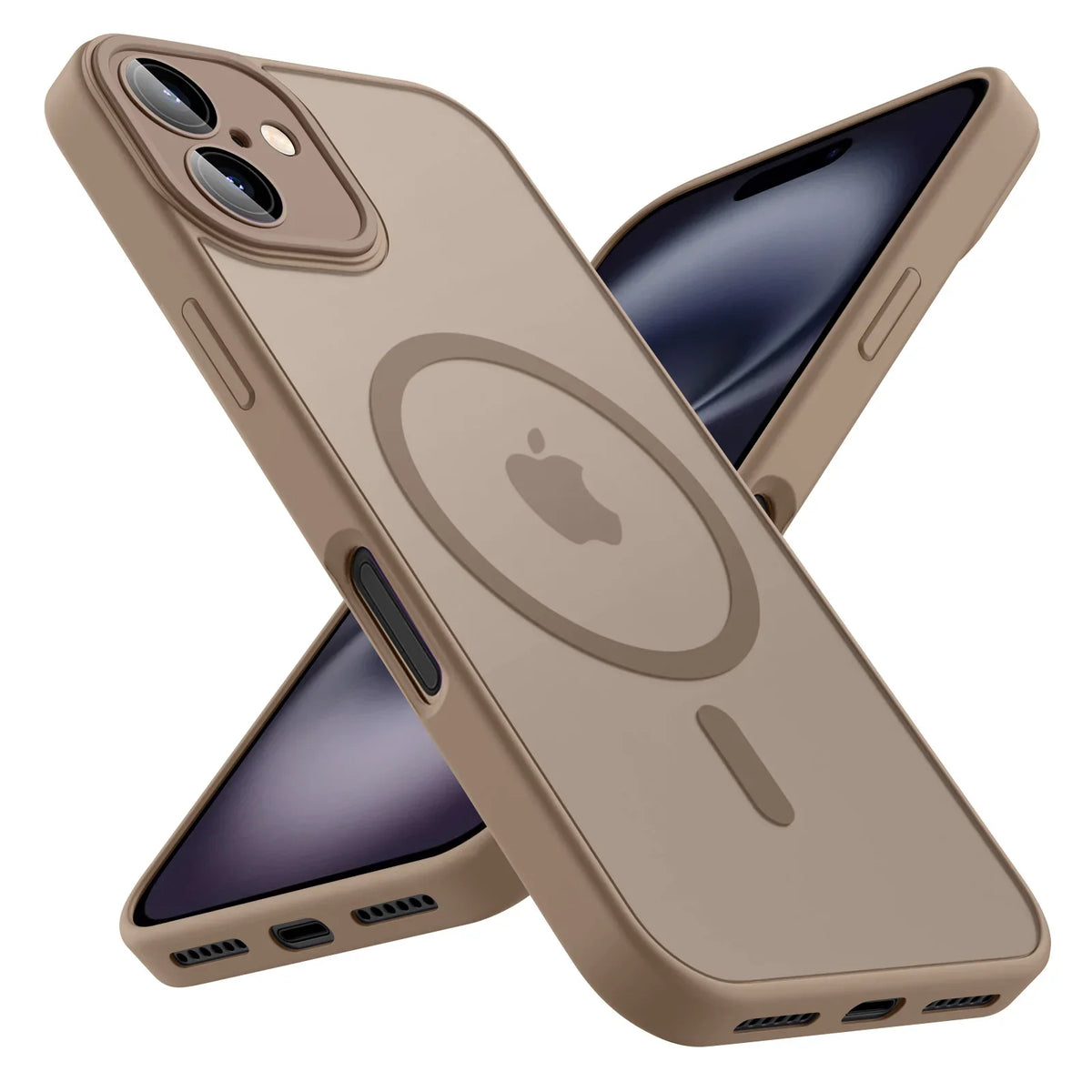 Luxury Magnetic Matte Shockproof Case – iPhone 11–16