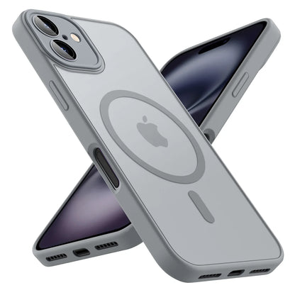 Luxury Magnetic Matte Shockproof Case – iPhone 11–16