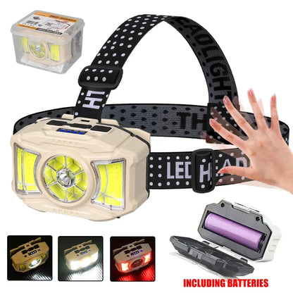 Rechargeable 2000 Lumen LED Headlamp with Adjustable Zoom | Lumora