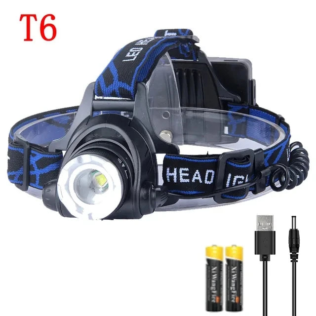 Rechargeable 2000 Lumen LED Headlamp with Adjustable Zoom | Lumora