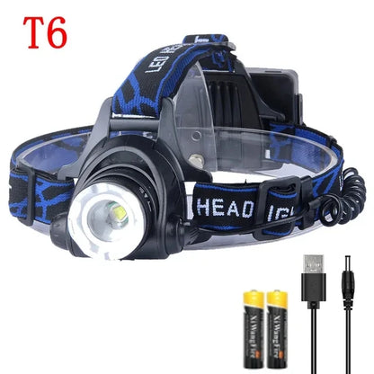 Rechargeable 2000 Lumen LED Headlamp with Adjustable Zoom | Lumora