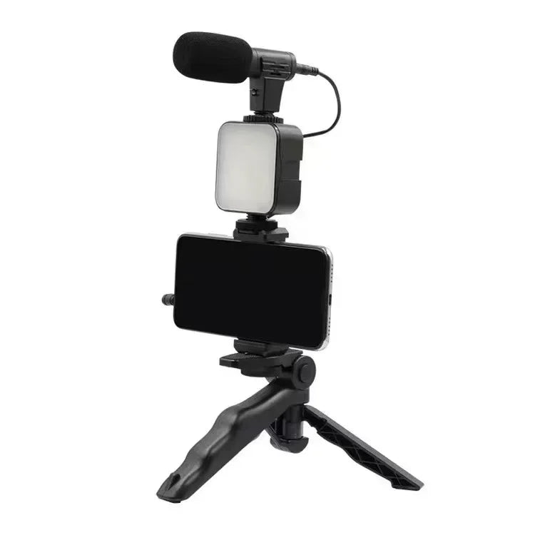 All-in-One Creator Kit – Phone Tripod, Mic & Ring Light
