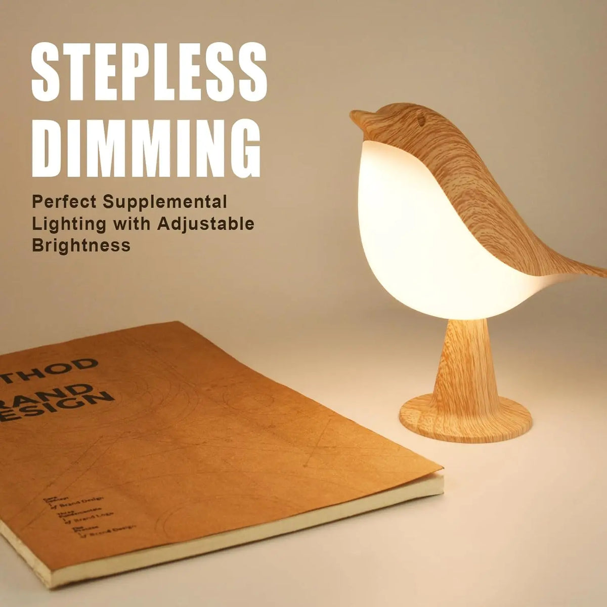 Touch Control Bird Lamp Art Deco Kitchen Dining Accessories