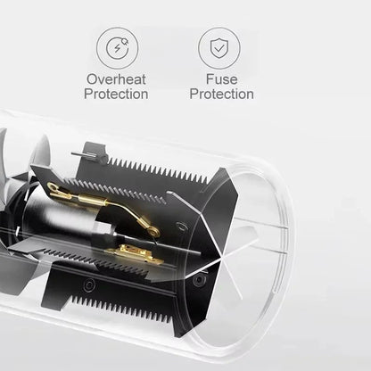 MIJIA 1600W Foldable Ionic Hair Dryer – 20,000 RPM High-Speed Motor, 15m/s Airflow for Quick Drying & Travel