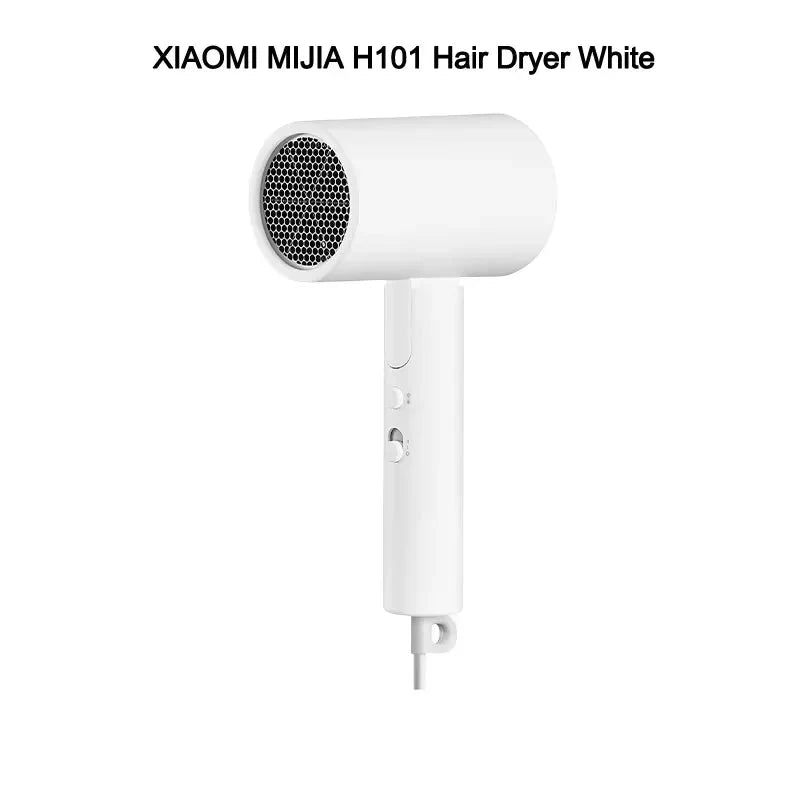 MIJIA 1600W Foldable Ionic Hair Dryer – 20,000 RPM High-Speed Motor, 15m/s Airflow for Quick Drying & Travel