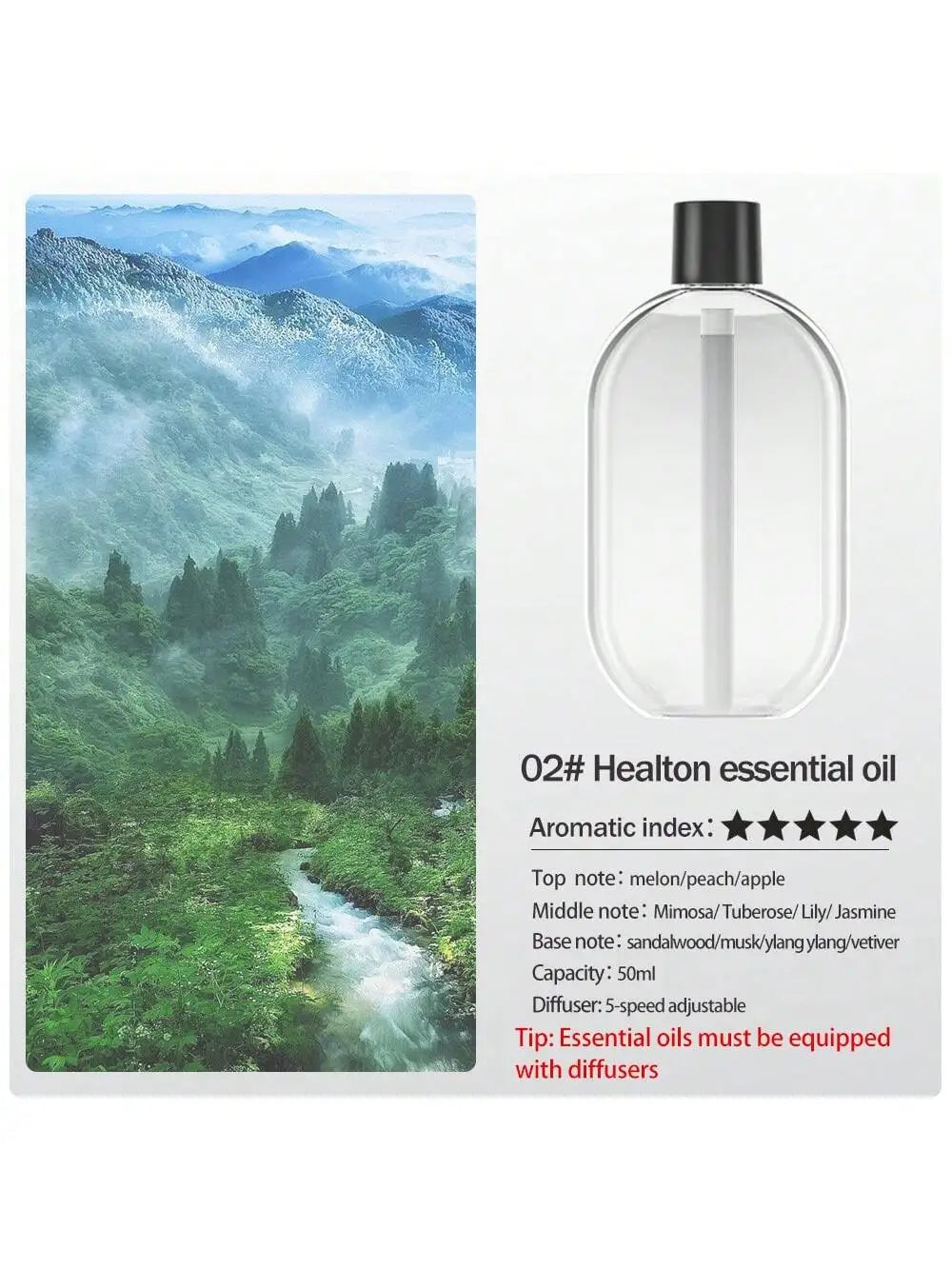 Rechargeable portable aroma diffuser Essential Oil Aromatherapy machine Timed air freshener to remove odors 5 modes timed spray