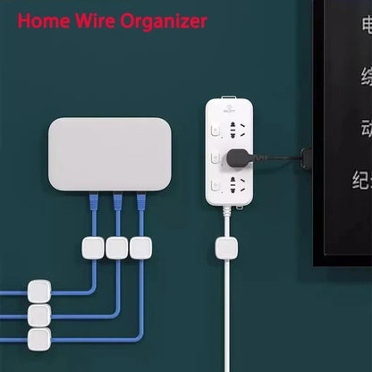 Magnetic Cable Clip Cable Holder Adhesive Wire Keeper Cord Organizer